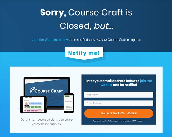 coursecraft-closed